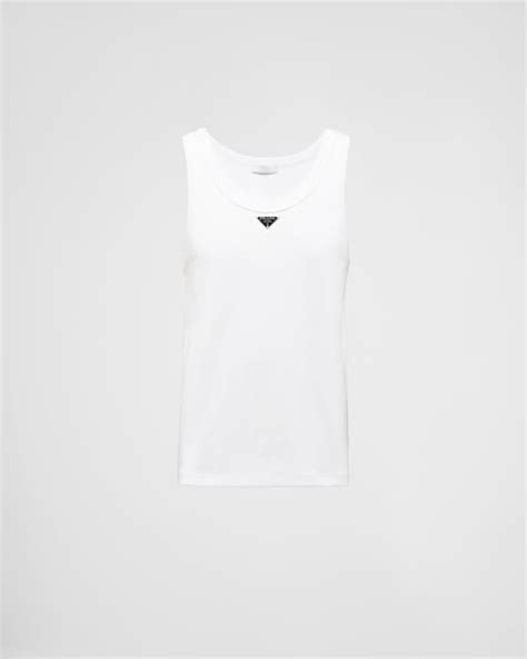 Prada: Men's Tank Top (White) 